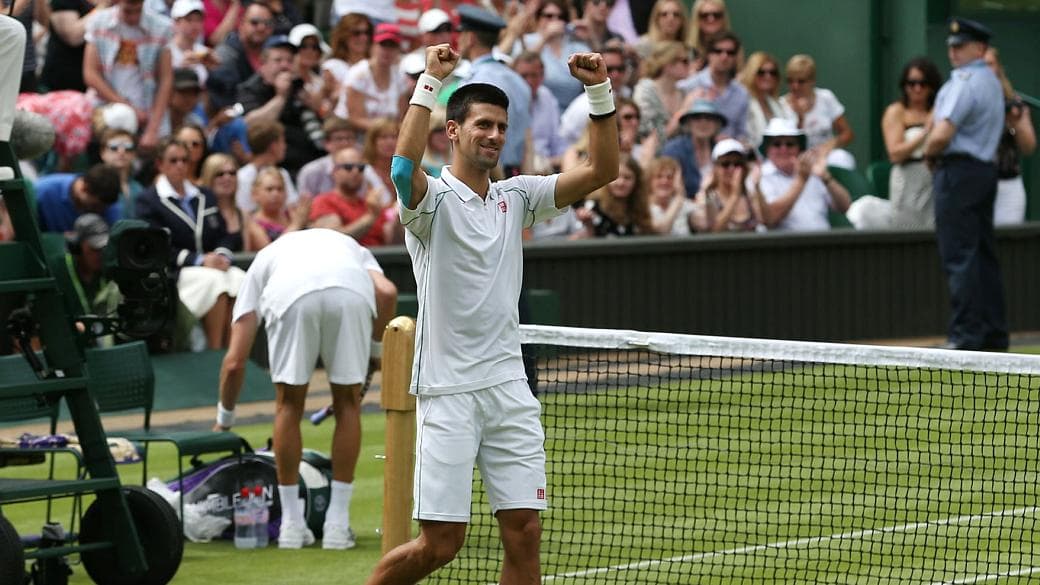 Novak Djokovic é o segundo melhor tenista no ranking da ATP