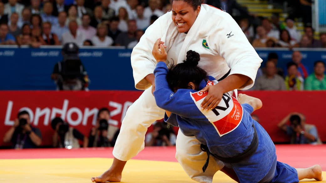 Judoca Maria Suelen vence Gulzhan Issanova do Cazaqustão e segue na luta pelo bronze nos Jogos Olímpicos de Londres em 03/08/2012