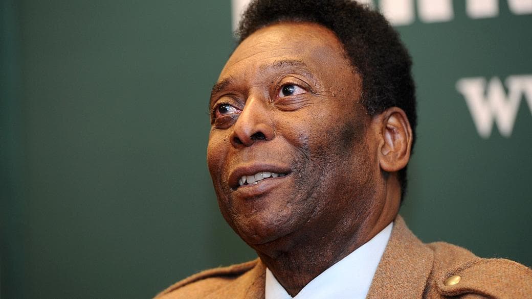 Pelé, em evento em Nova Iorque, em abril de 2014