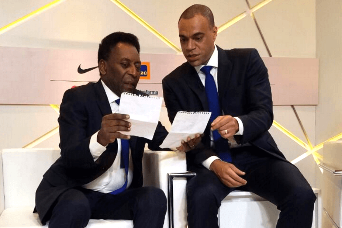 Brasil x Argentina: Pelé e Denilson