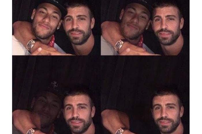 Barcelona x PSG - Neymar - Gerard Piqué