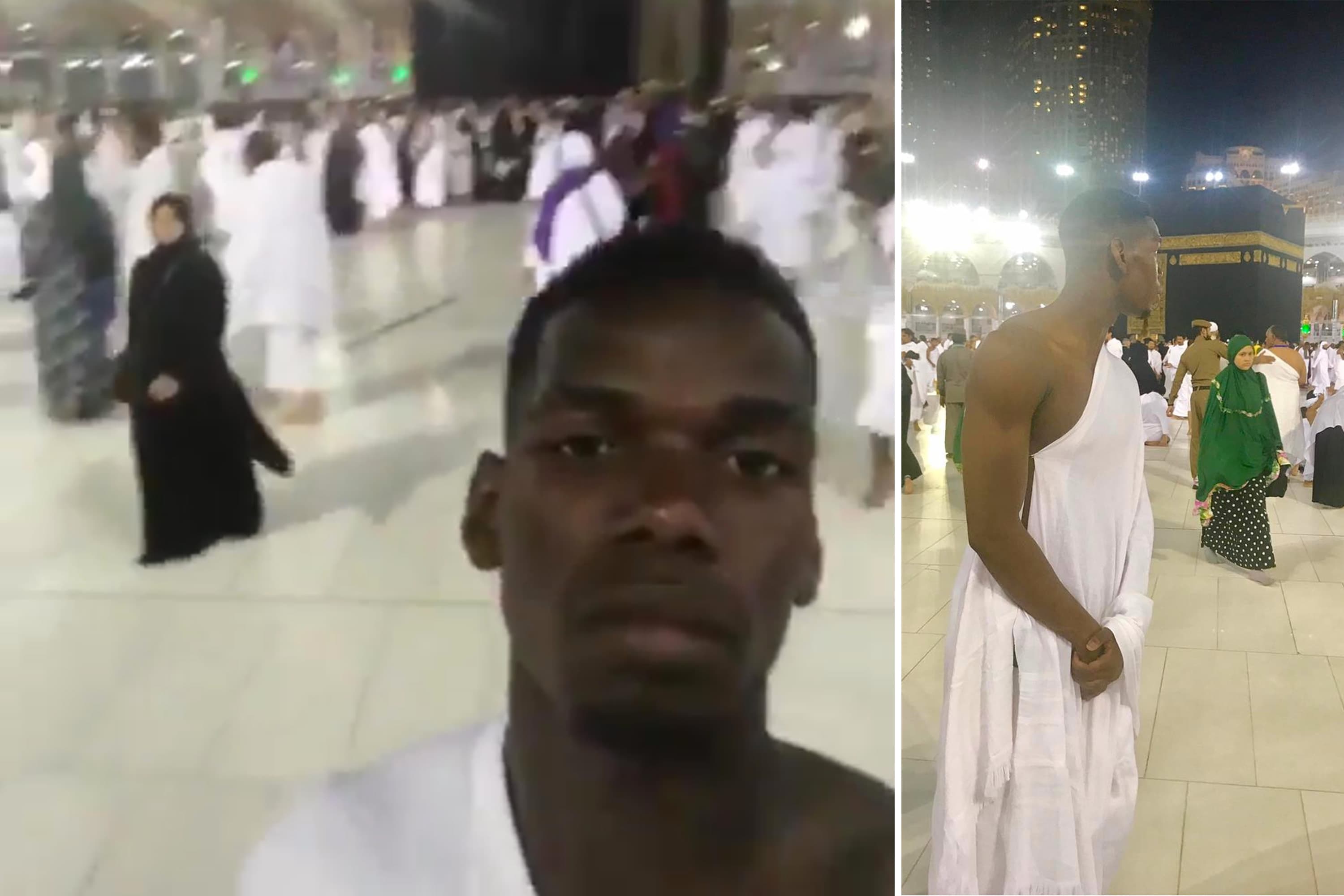 Paul Pogba posta vídeo durante peregrinação em Meca
