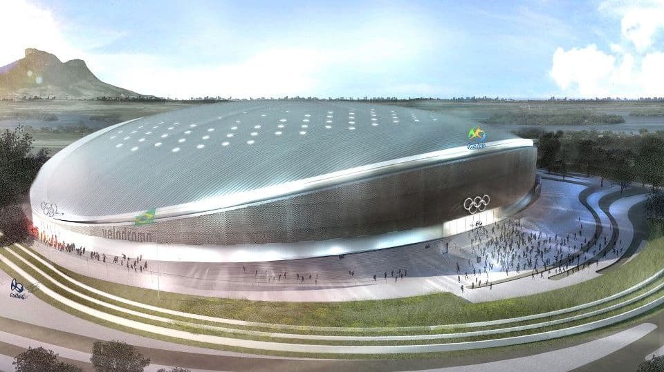 Projeto do velódromo dos Jogos Olímpicos do Rio-2016