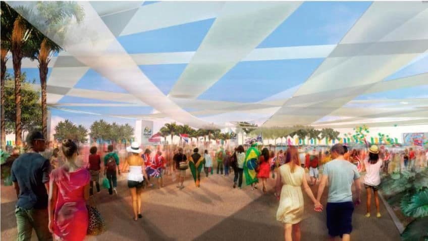 Projeto do Parque Olímpico dos Jogos do Rio-2016