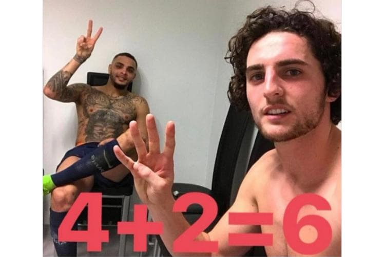 Após 6 a 1, Neymar repostou foto de Rabiot com uma provocação matemática