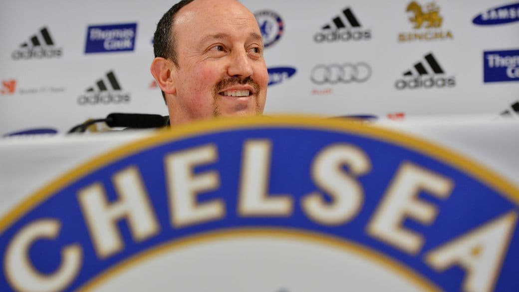 O novo técnico do Chelsea, o espanhol Rafa Benítez