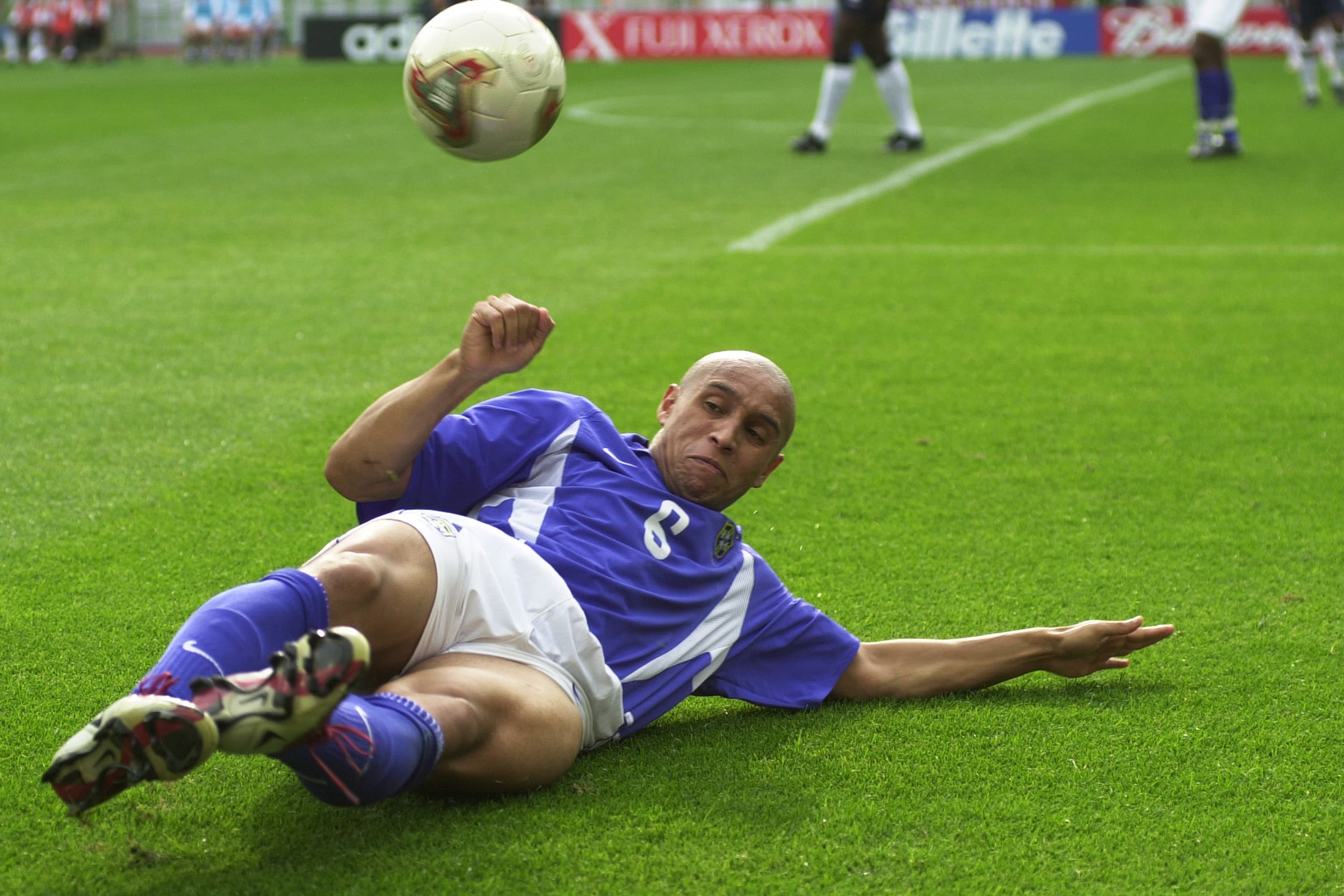 Roberto Carlos na Copa de 2002