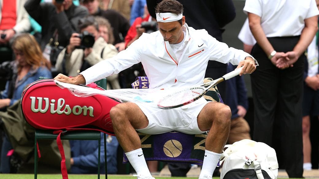 Roger Federer venceu em seu primeiro jogo em Wimbledon