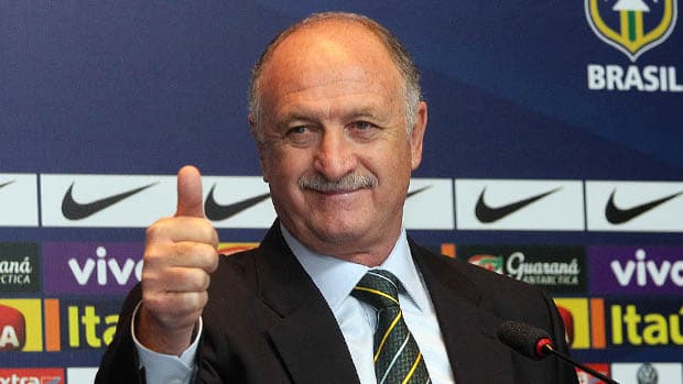 Felipão, durante anúncio da seleção para a Copa das Confederações, em maio