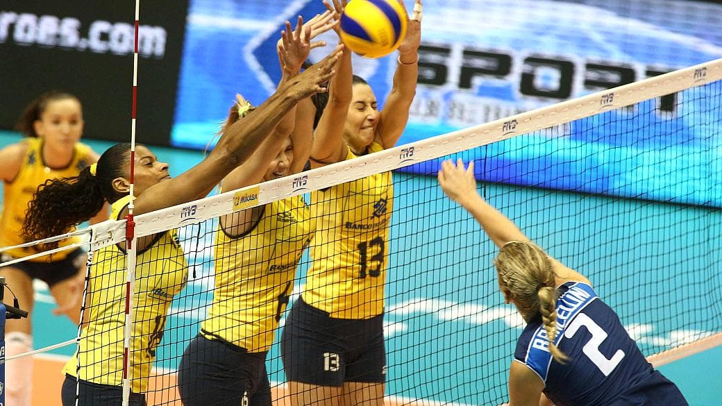 Seleção brasileira venceu a Itália na fase final do Grand Prix de vôlei