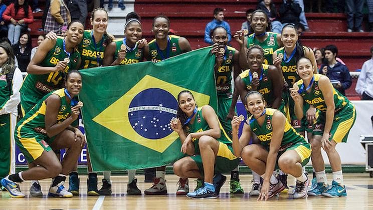 Seleção feminina de basquete vence Sul-Americano no Equador