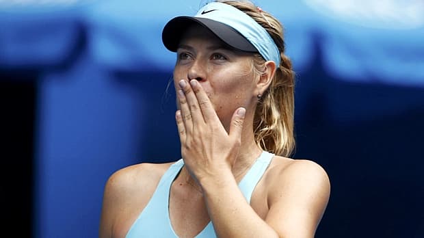 Sharapova agradece apoio do público australiano após vitória sobre Alize Cornet