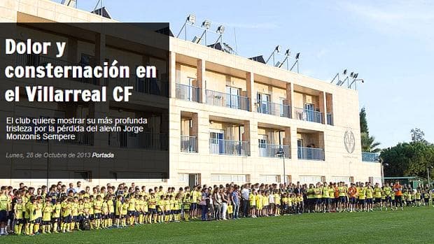 Site do Villarreal lamentou a morte de Jorge Monzonís