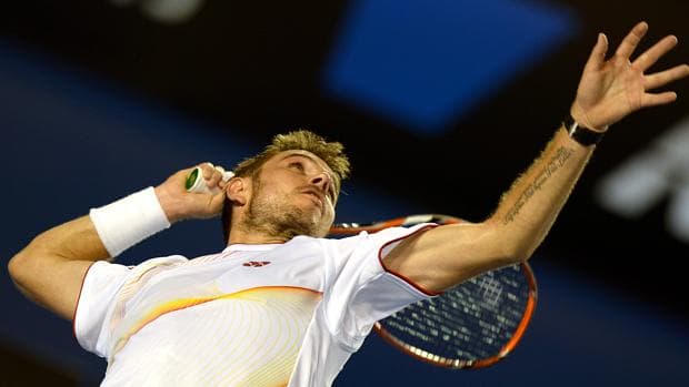 Stanilas Wawrinka está em sua primeira final de Grand Slam da carreira