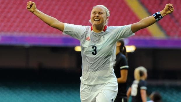 Stephanie Houghton fez o gol da vitória da Grã-Bretanha