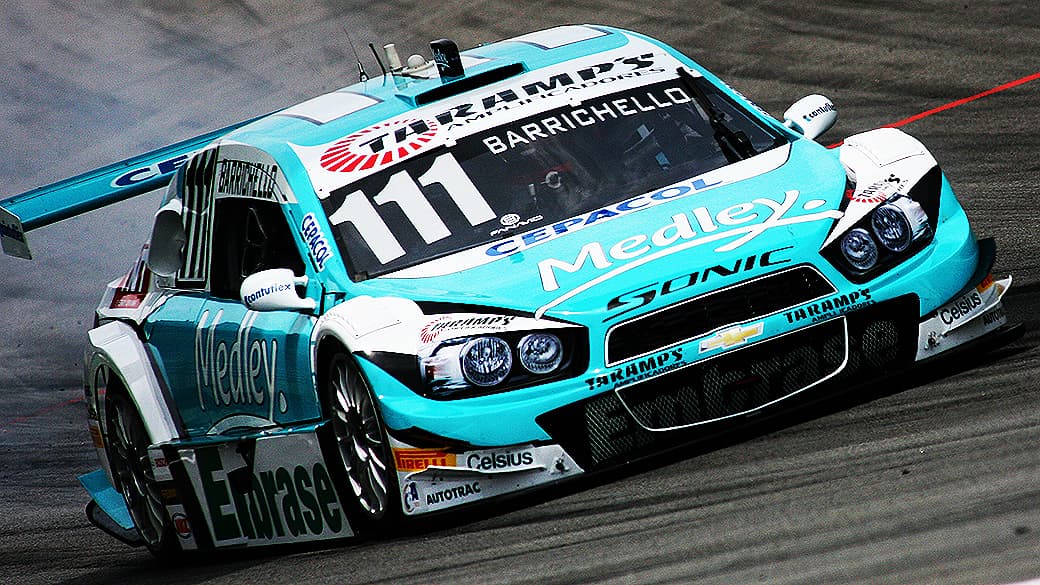Rubens Barrichello durante a Corrida do Milhão da Stock Car