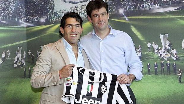 Tevez foi apresentado na Juventus nesta quinta-feira