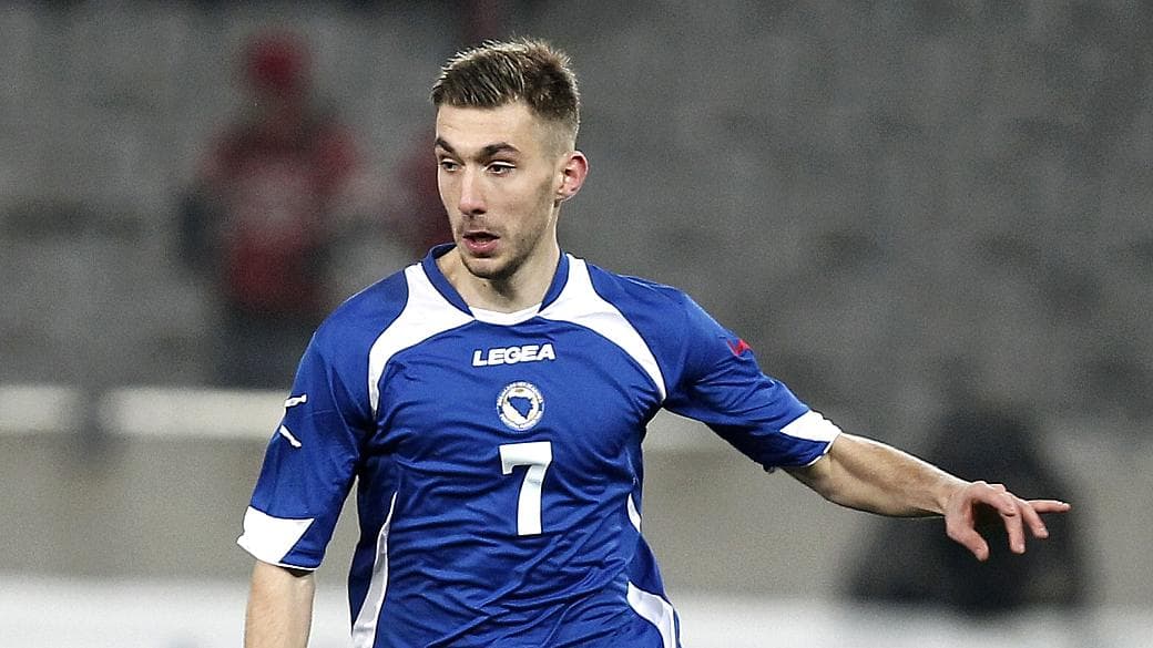 Tino Susic é jogador do Hajduk Split e sobrinho do treinador da seleção da Bósnia