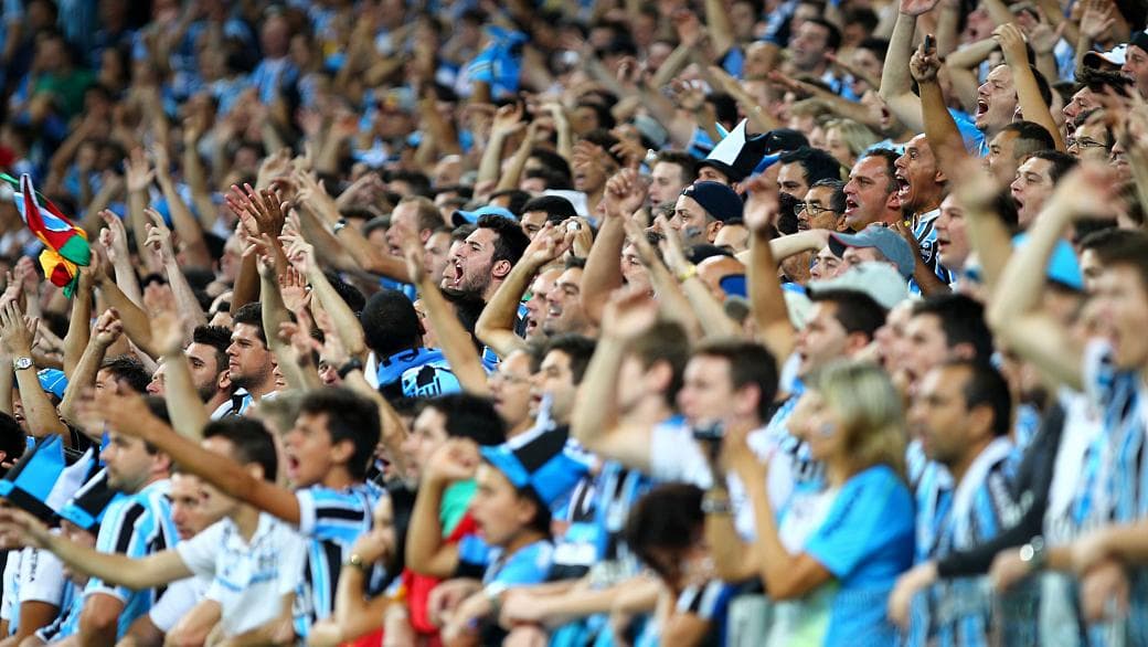 Com força dos sócio-torcedores, Arena do Grêmio costuma receber grandes médias de público