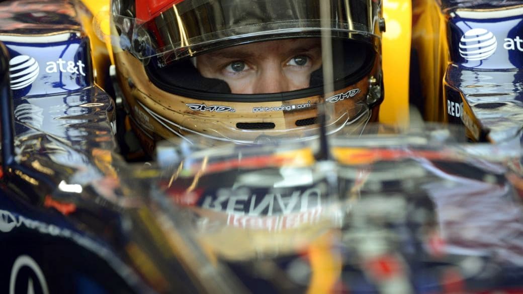 Sebastian Vettel, da Red Bull, no treino decisivo para o GP dos EUA, em Austin