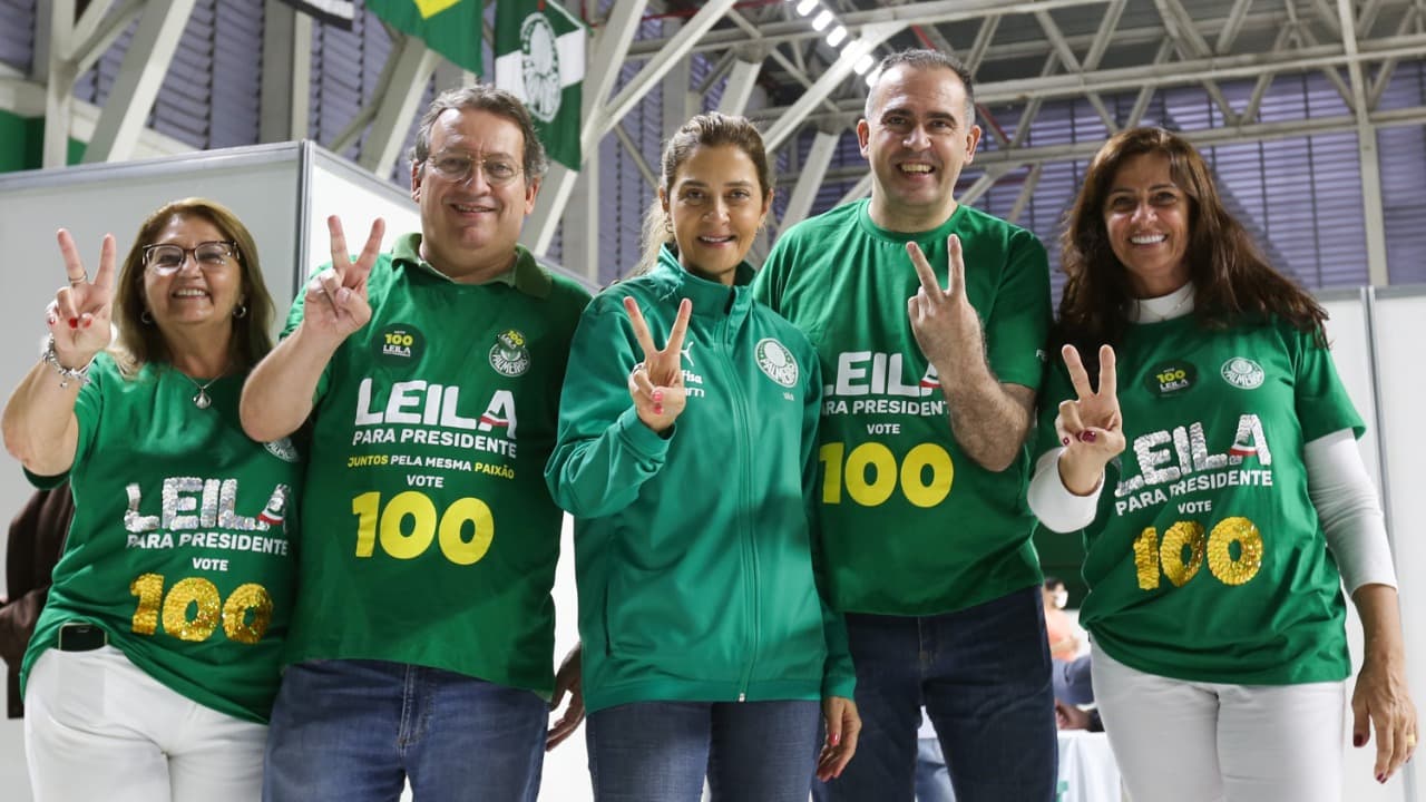 Leila comandará o Palmeiras até 2024