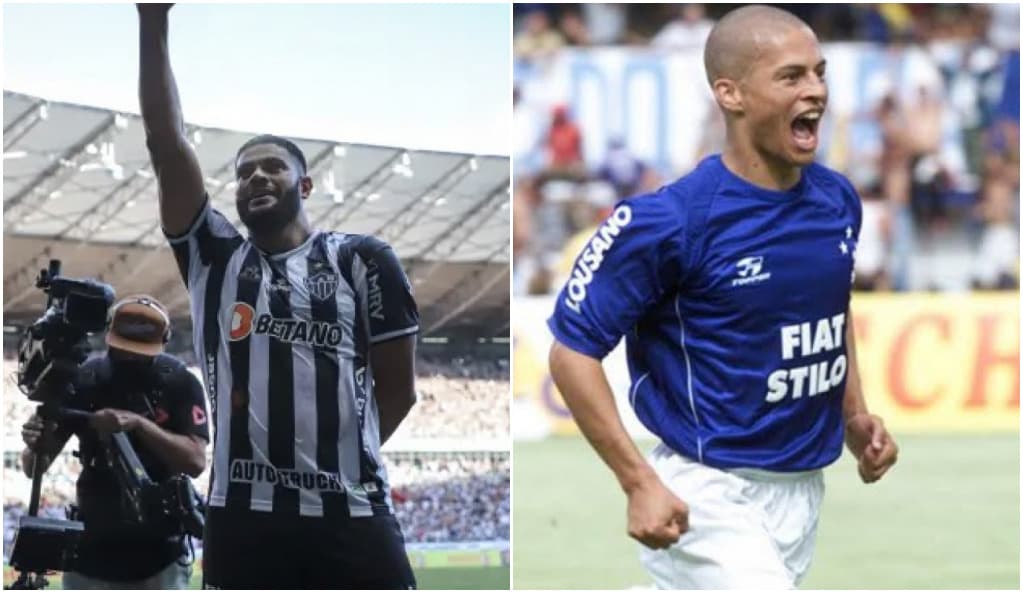 Atlético, de Hulk, igualou Cruzeiro, de Alex -