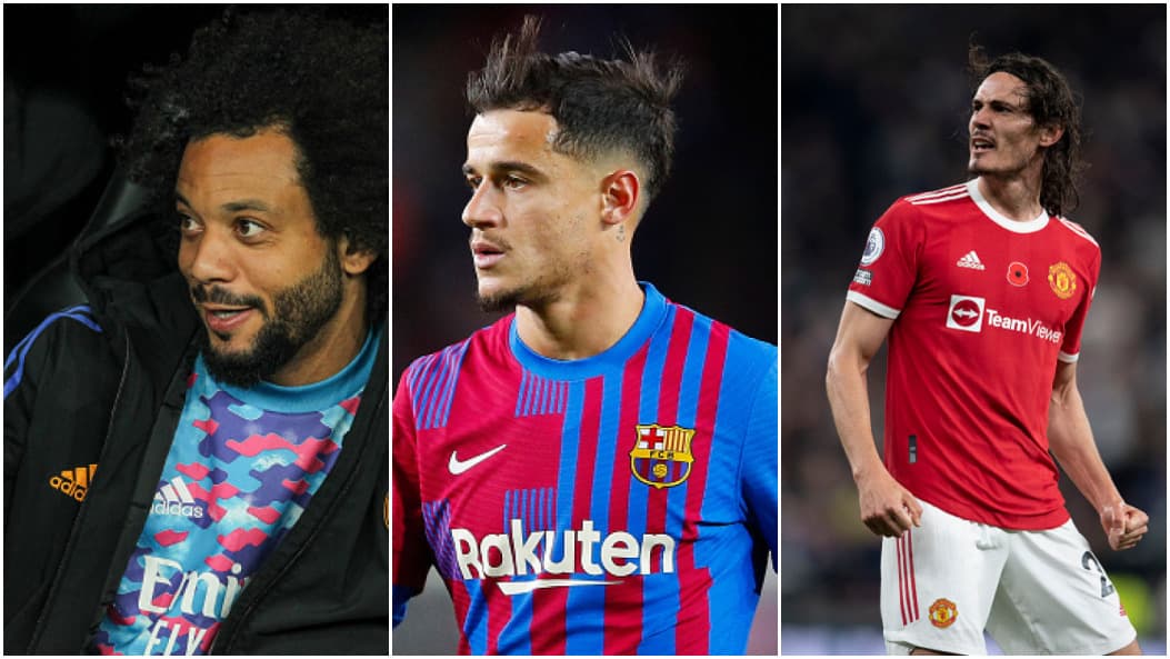 Marcelo, Coutinho e Cavani podem jogar no Brasil em 2022