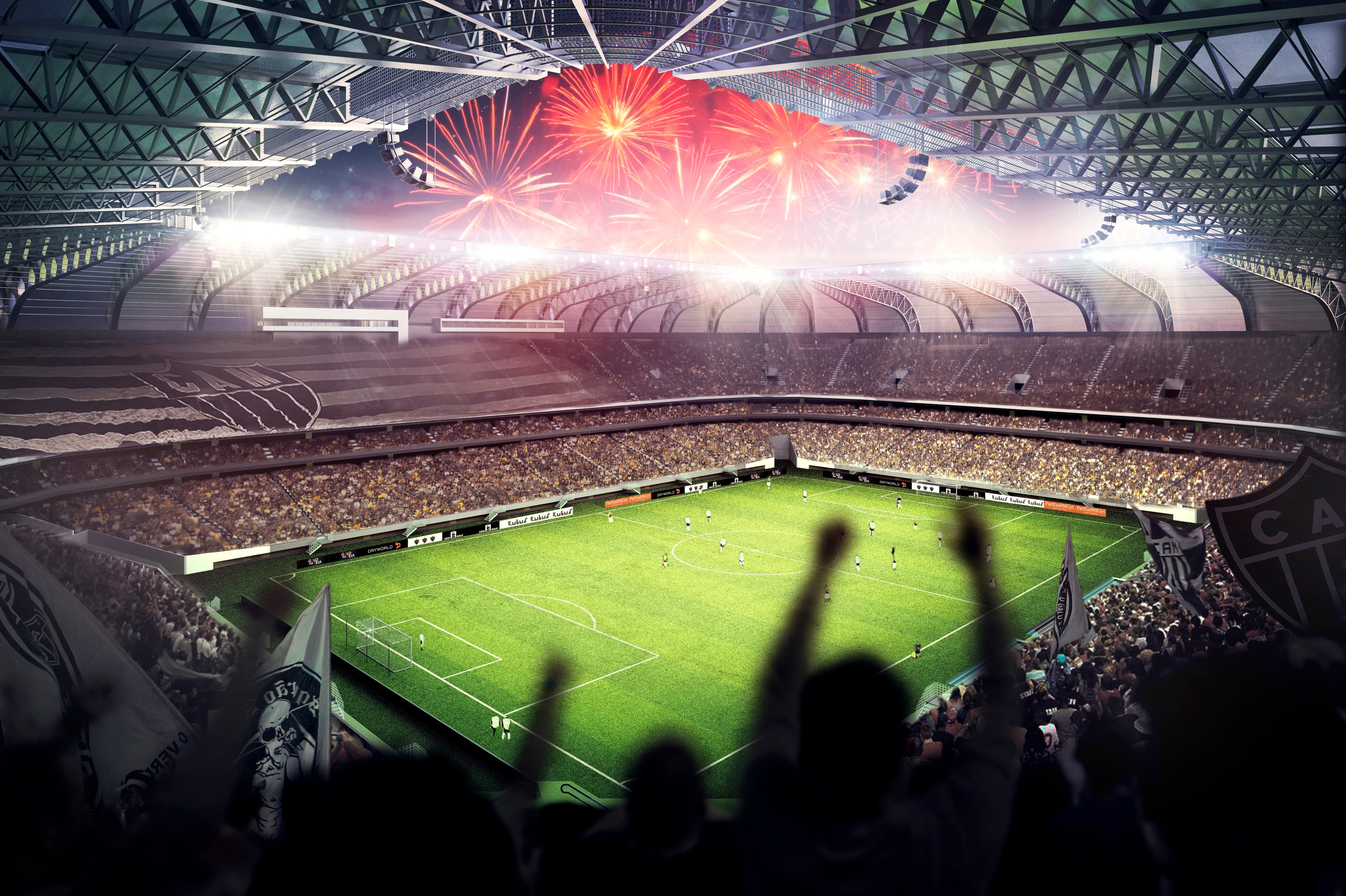Novo estádio do Galo poderá receber 46 mil pessoas