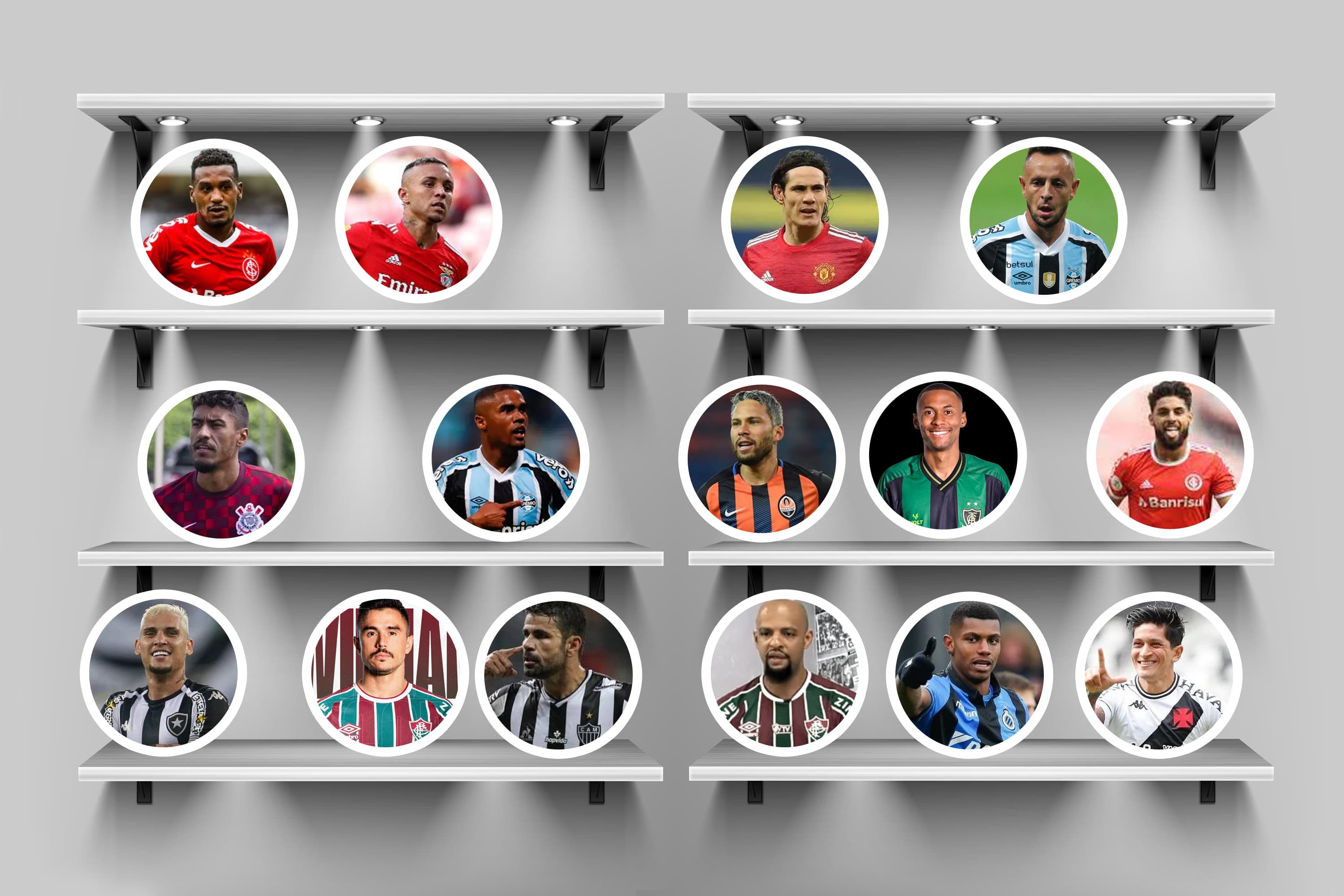 Transferências e possíveis movimentações no futebol brasileiro -