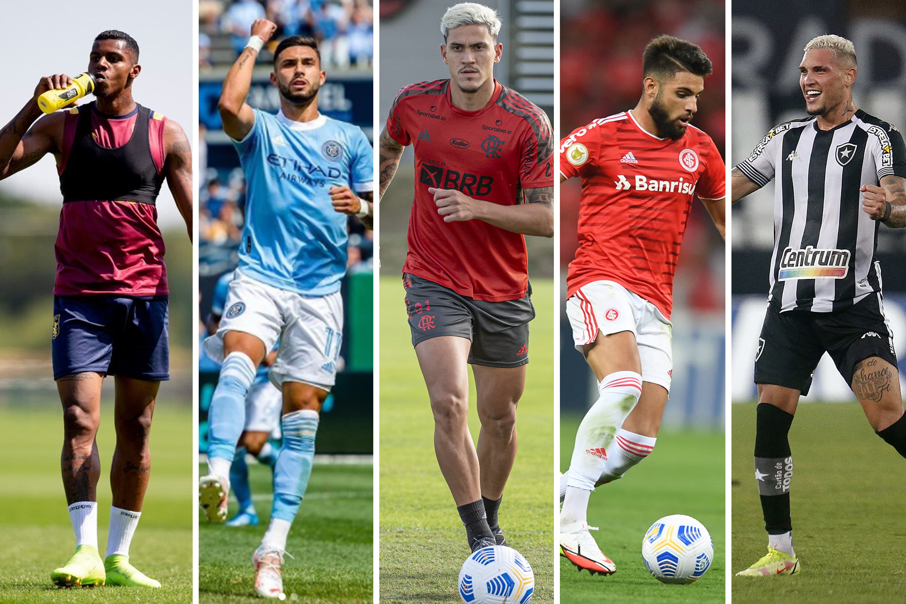 Cinco atacantes estão na mira do Palmeiras para 2022 -