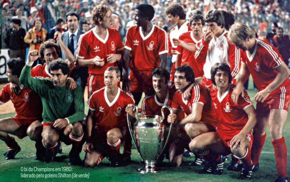 O Nottingham Forrest bicampeão da Champions em 1980