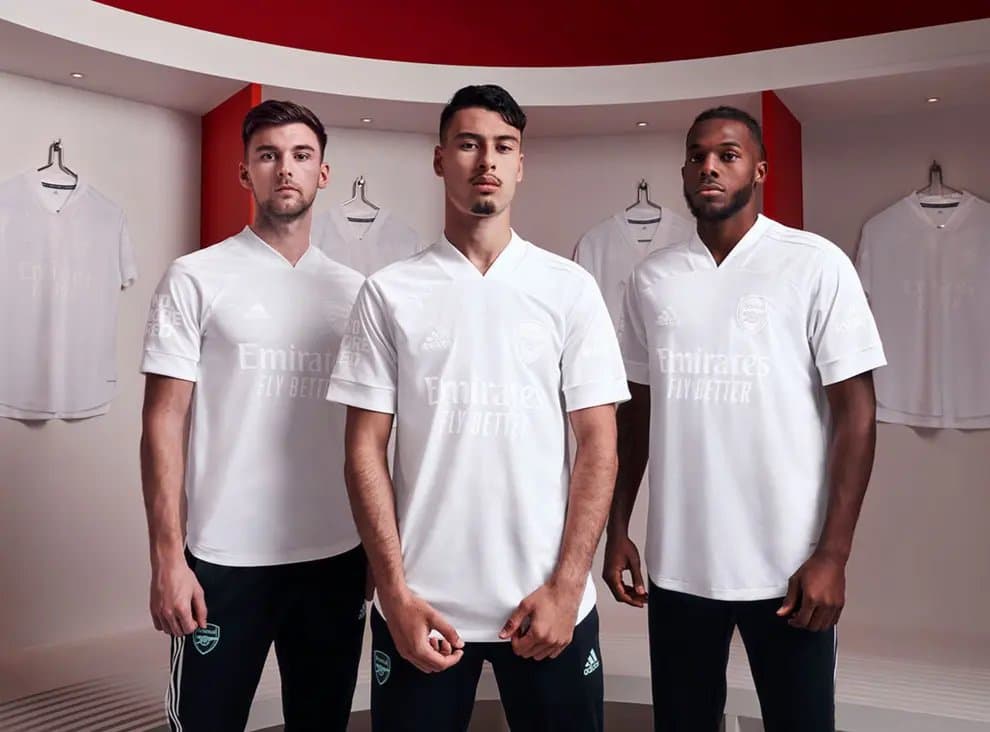 Camisa do Arsenal será inteiramente branca