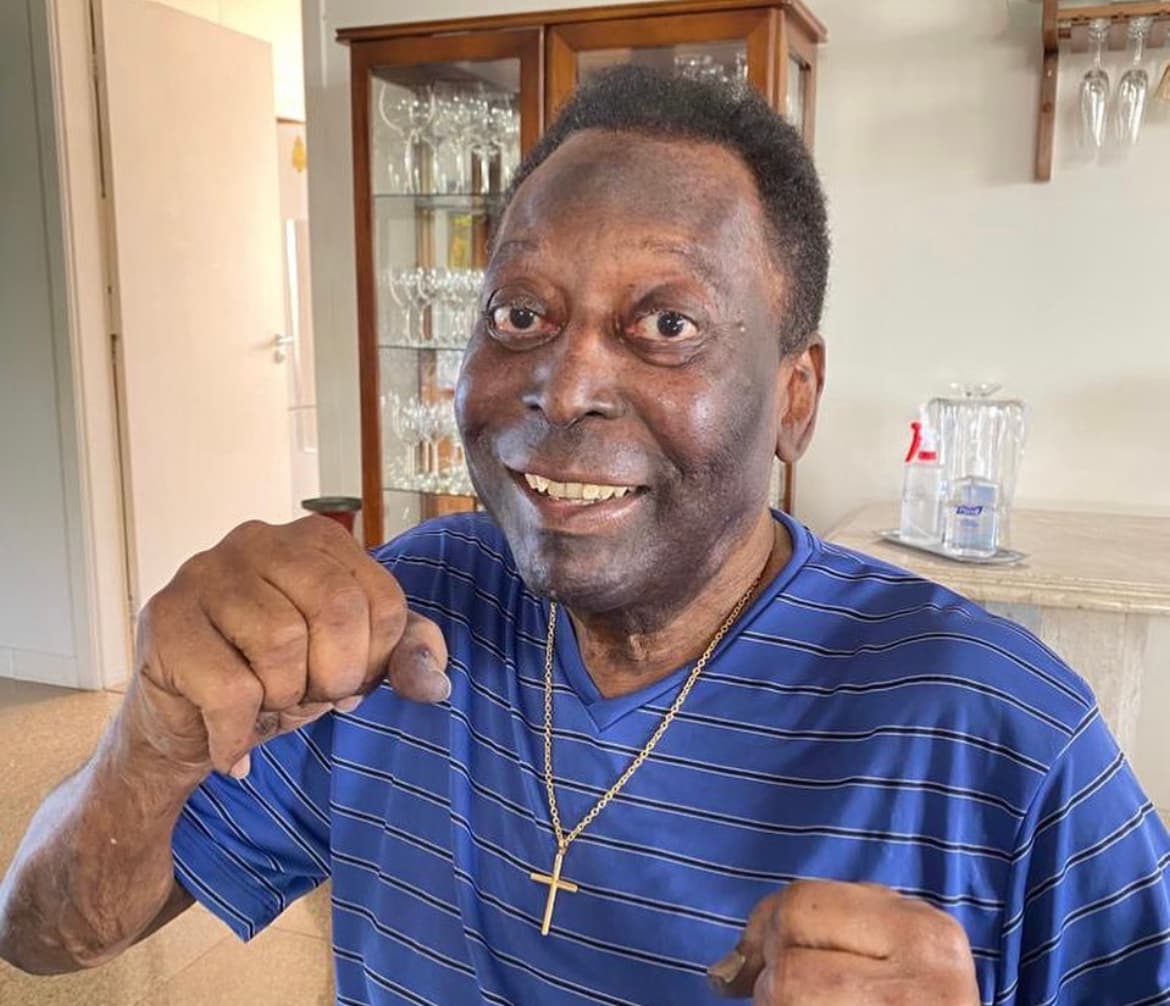 Pelé desmentiu boatos sobre sua saúde -