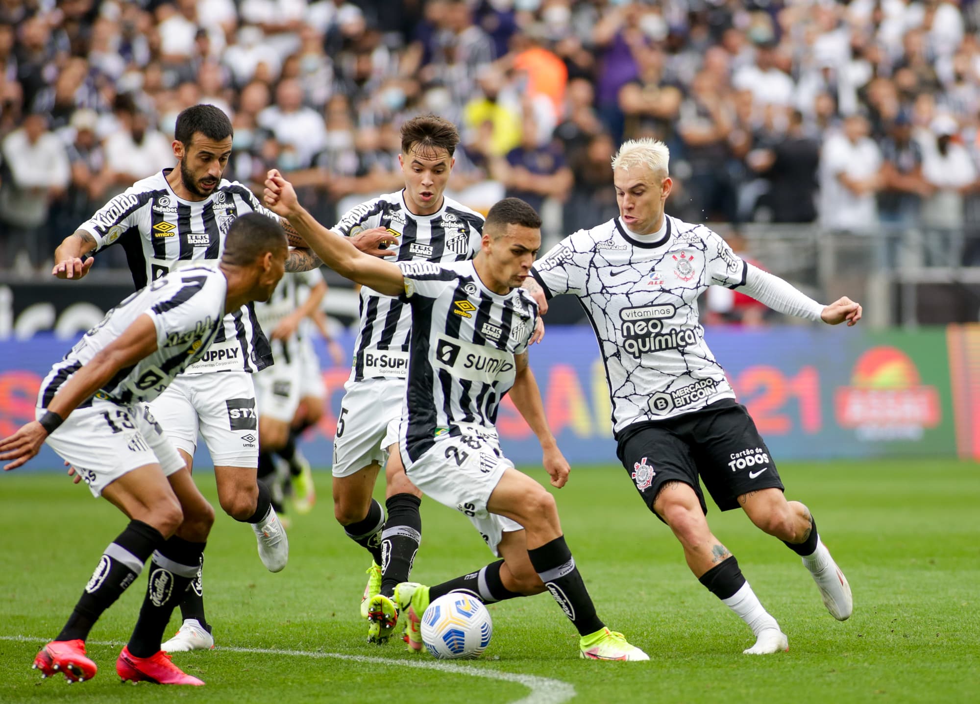 Corinthians, de Róger Guedes, tenta embalar na competição enquanto Santos quer 1ª vitória -