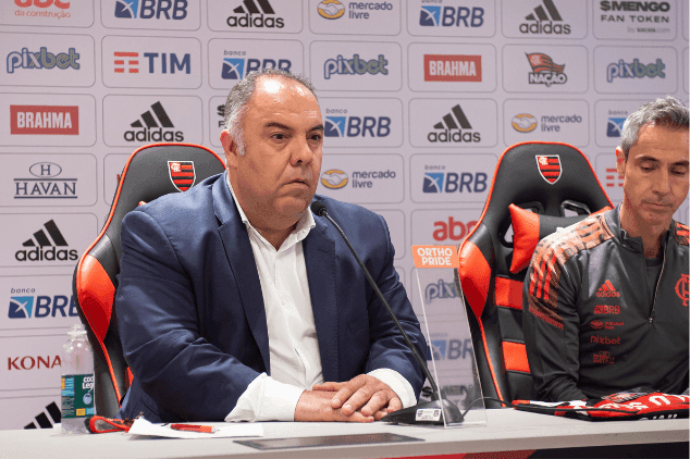 Marcos Braz e Paulo Sousa: desencontro entre diretoria e comissão técnica