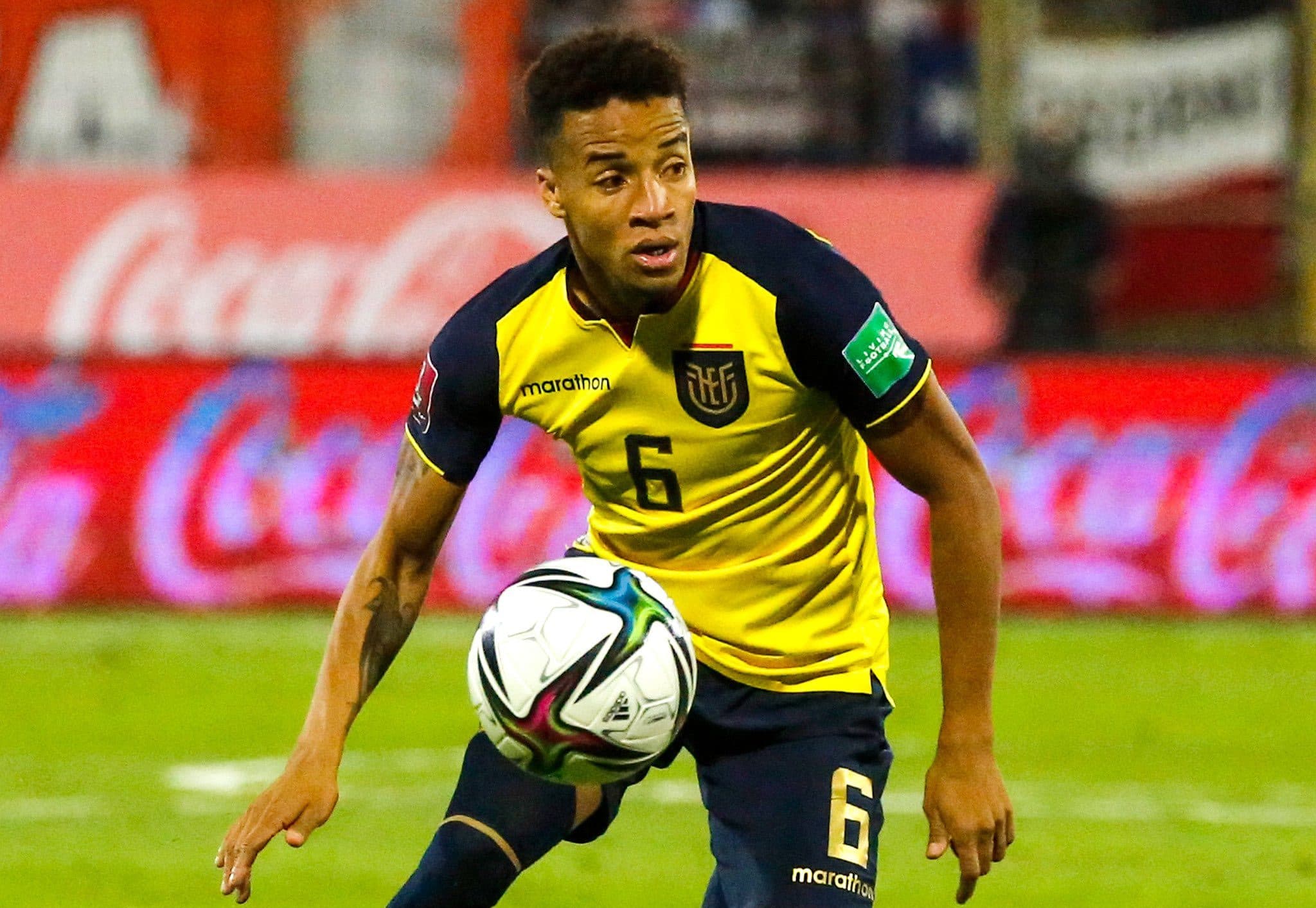 Byron Castillo, lateral-direito da seleção do Equador -