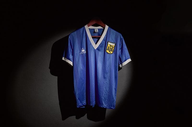 Camisa utilizada por Maradona na Copa de 1986 -