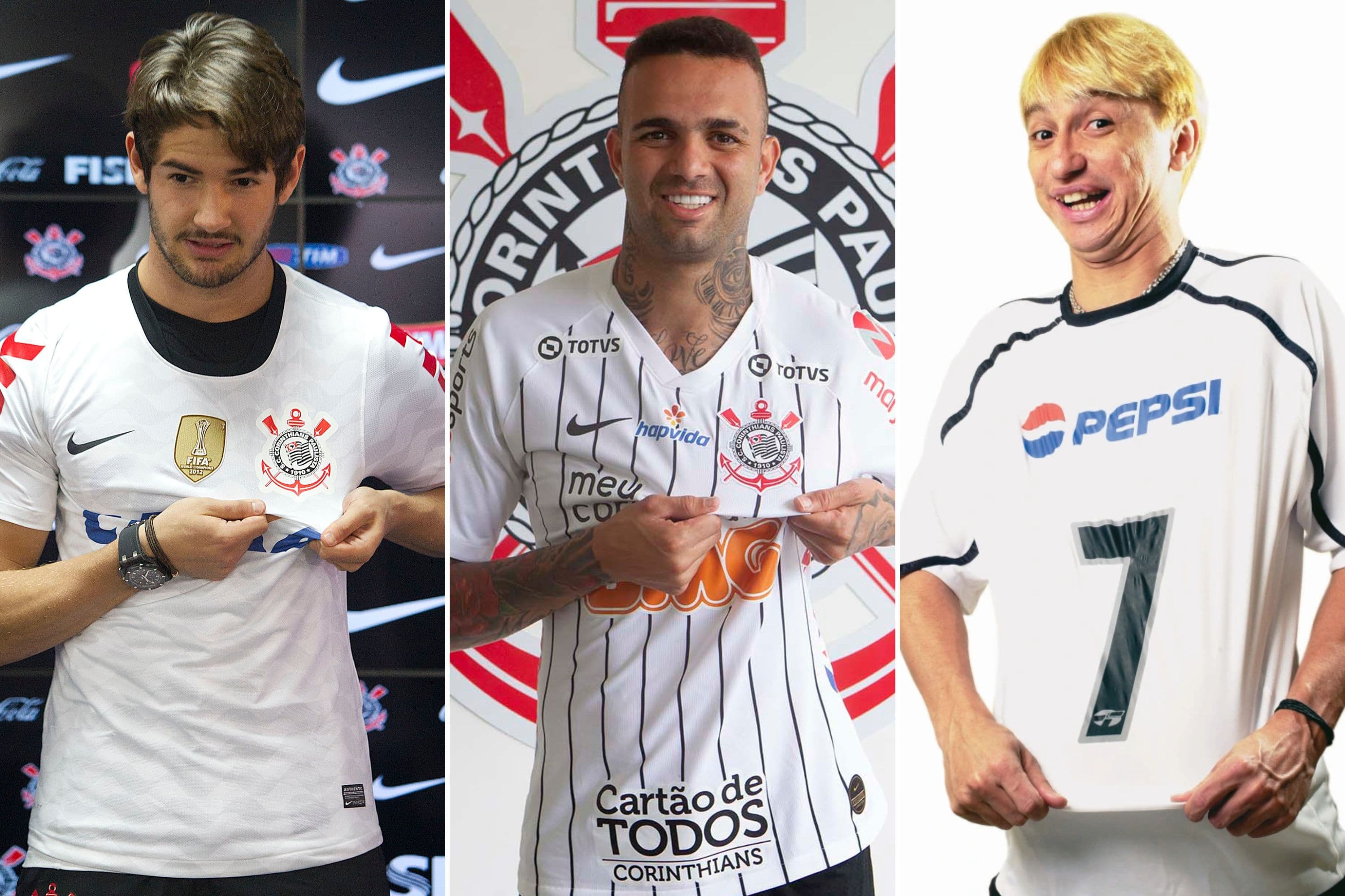 Alexandre Pato, Luan e Paulo Nunes