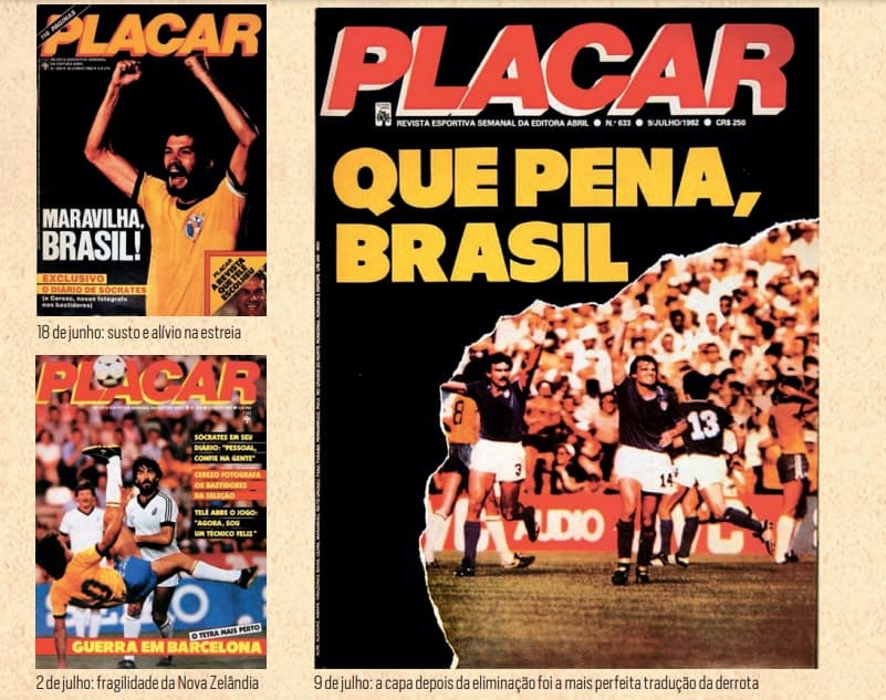Capas da Copa de 1982