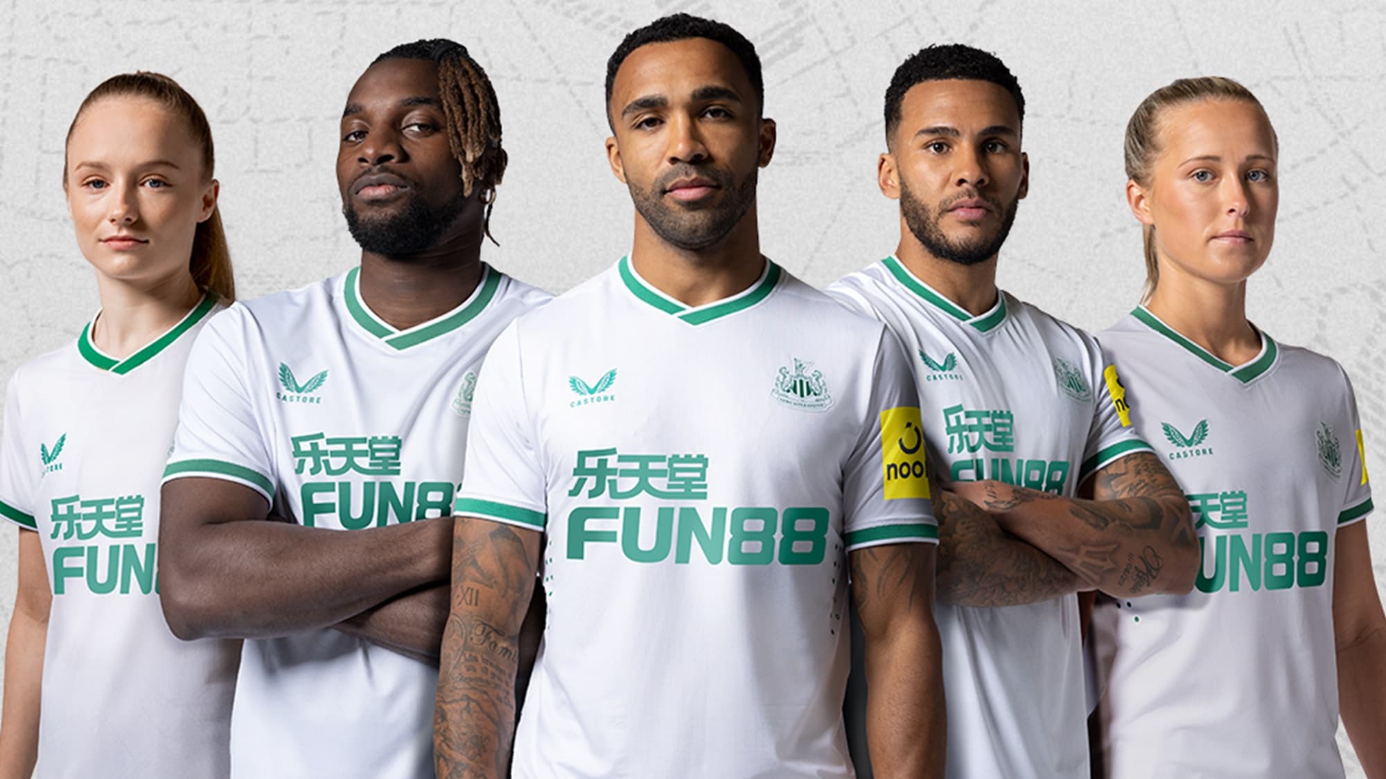 Terceiro uniforme do Newcastle tem as cores da seleção da Arábia Saudita -