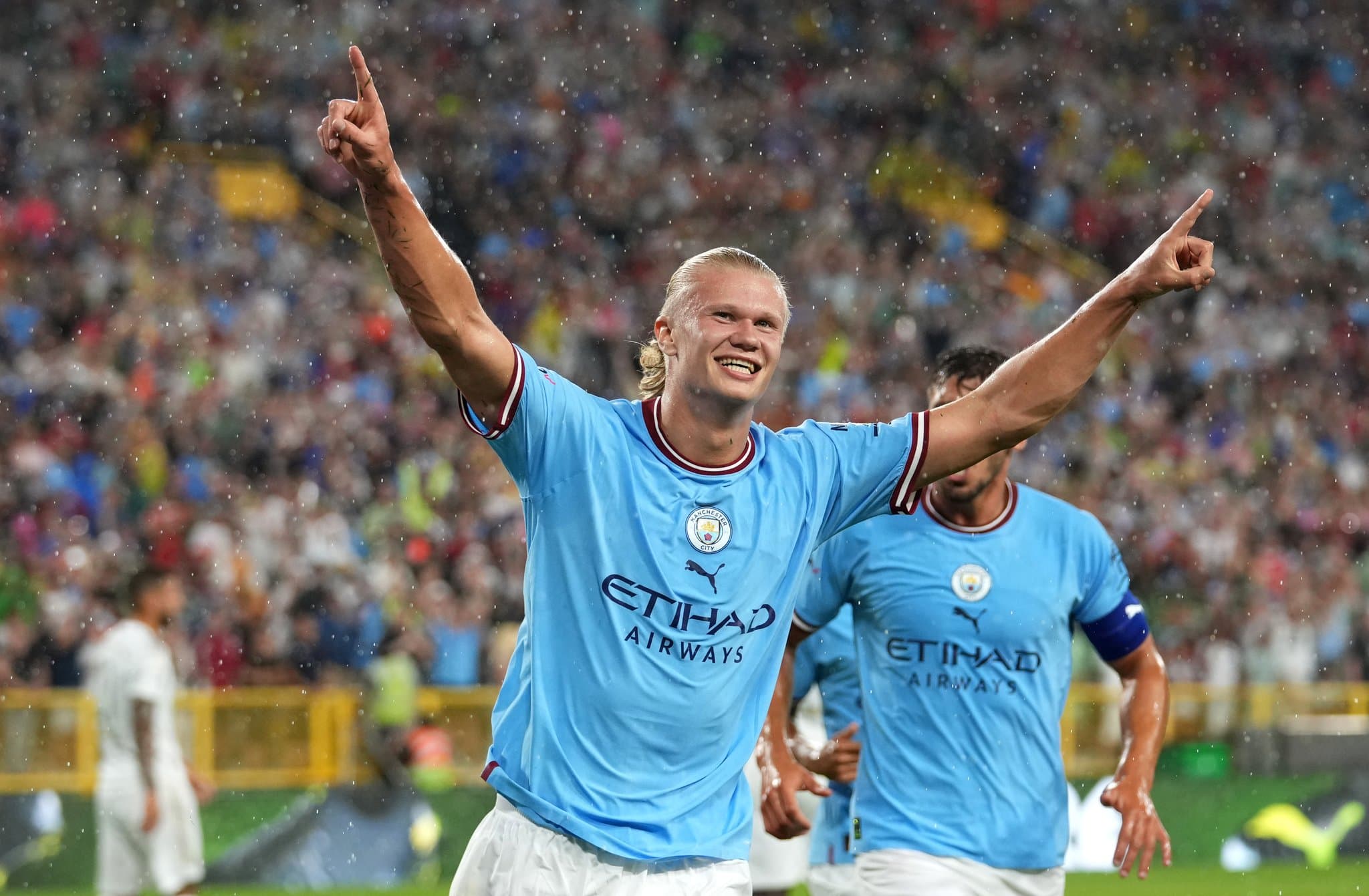 Haaland marcou e falou sobre Guardiola -