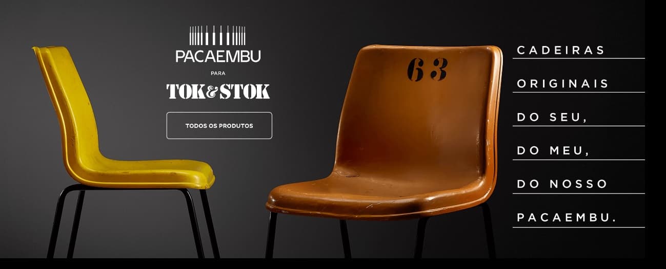 Cadeiras do Pacaembu à venda no site da empresa Tok&Stok -