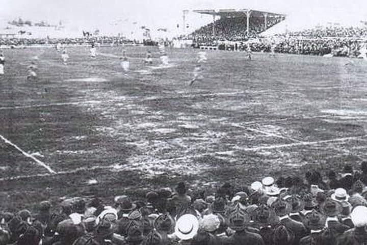 O estádio de Pocitos na Copa de 1930