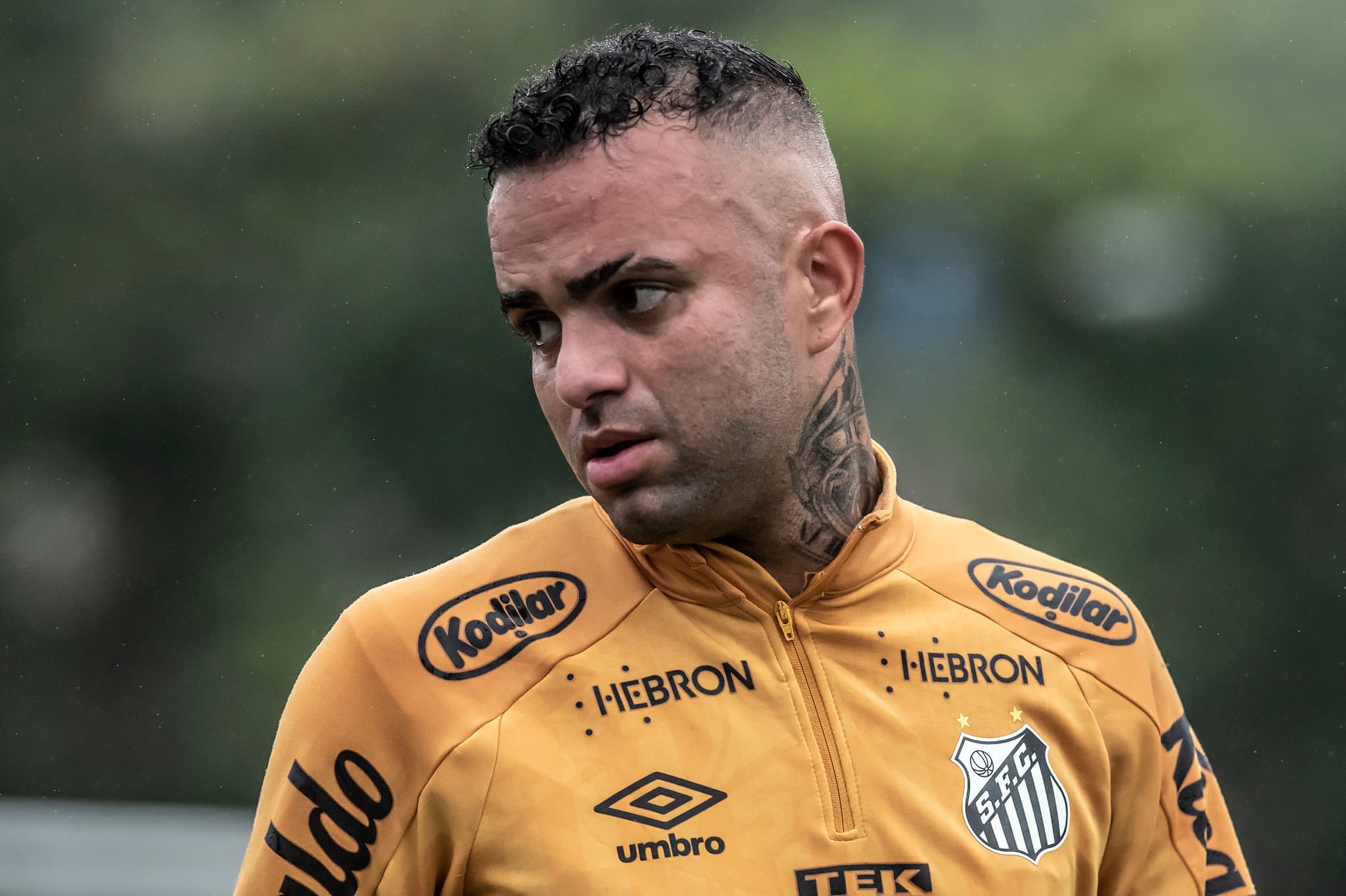 Luan já treina no Santos e pode estrear no fim de semana -