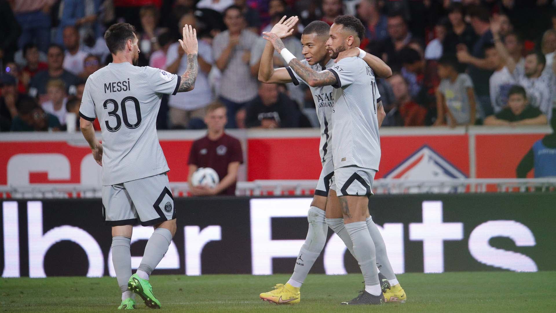 Messi, Mbappé e Neymar voltaram a brilhar juntos -