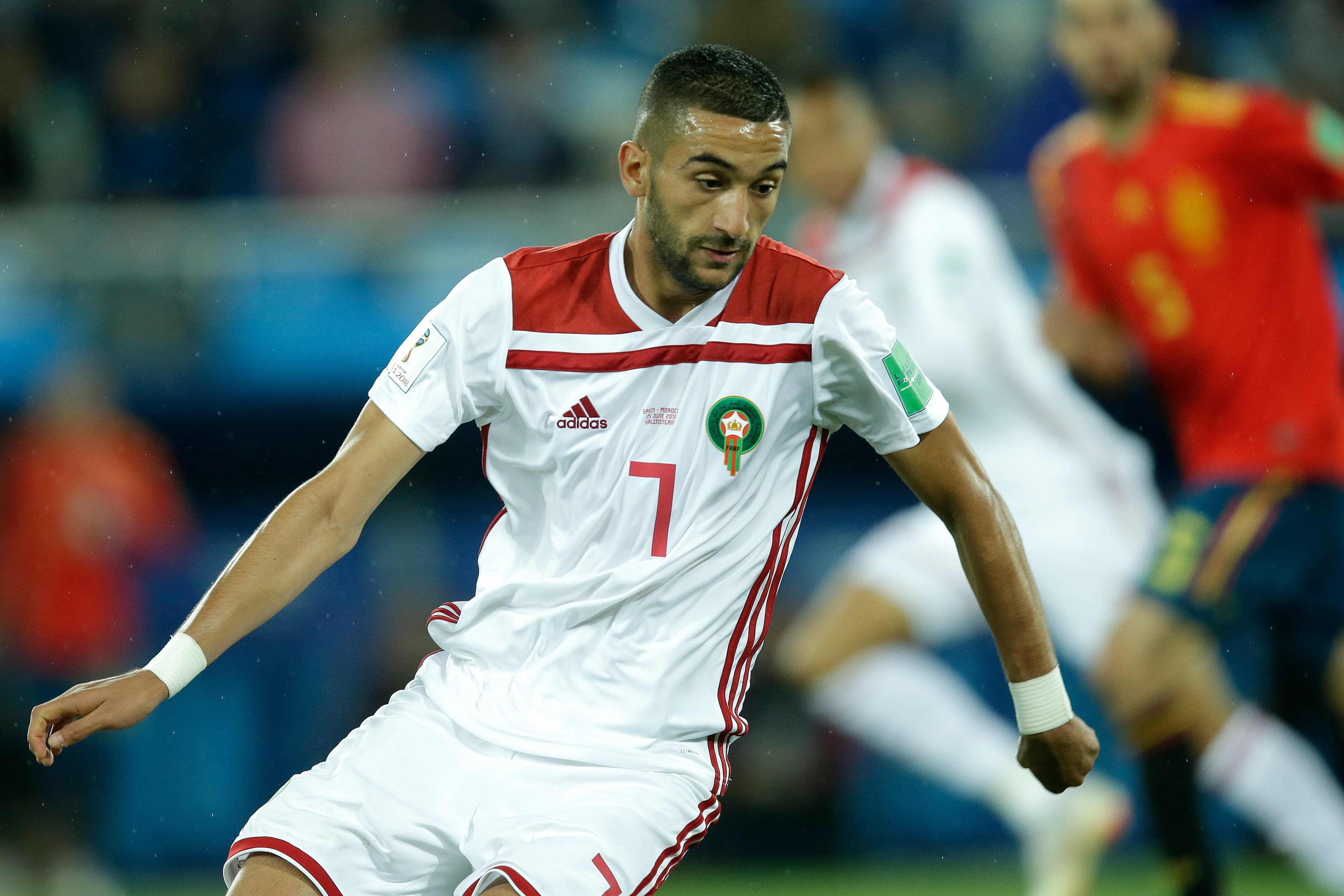 Hakim Ziyech, do Marrocos, durante a Copa do Mundo da Rússia