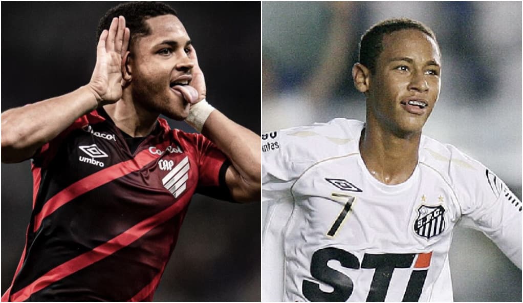 Vitor Roque tem média superior à de Neymar em 2009 -