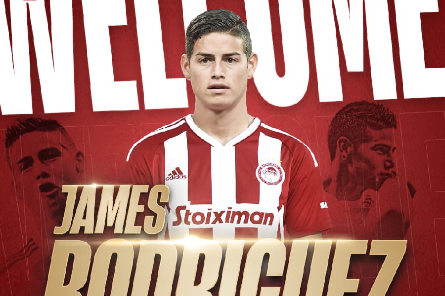 James Rodríguez, novo 10 do Olympiacos -