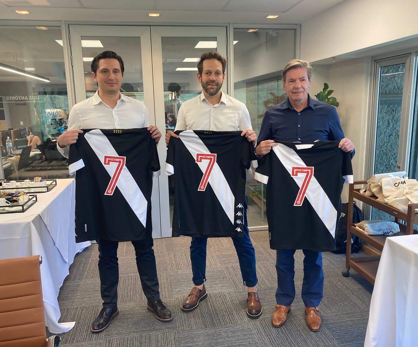Presidente do Vasco e executivos da 777 Partners