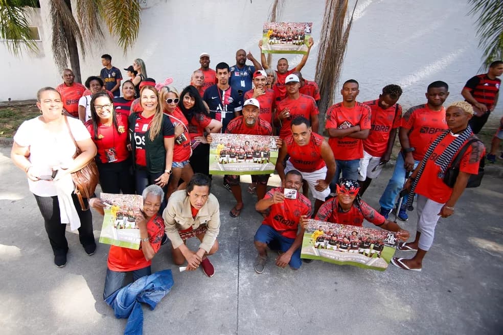 Flamengo fez parceria com Defensoria Pública do Rio e levou moradores em situação de rua para ver jogo no Maracanã -